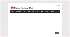 Desktop Screenshot of oxtedhockeyclub.com